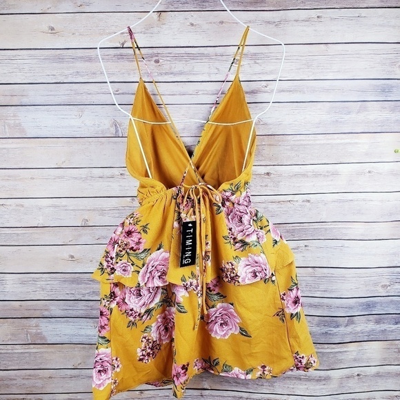 🆕️ Timing Floral Dress - Picture 4 of 4